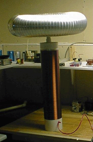 A Tesla coil
